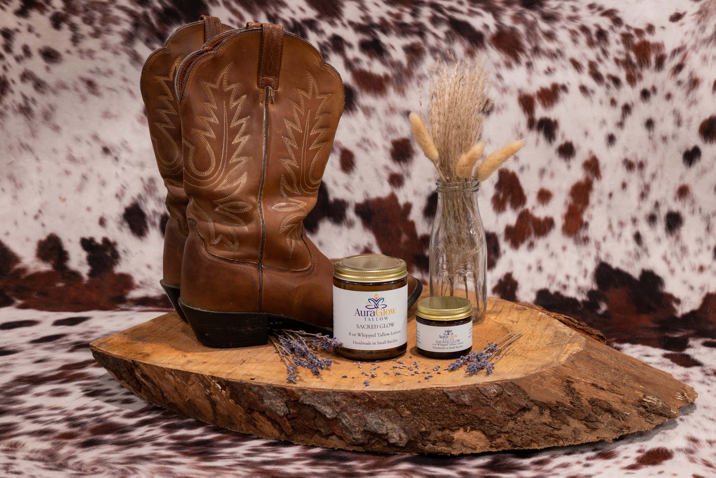 Sacred Glow | Chamomile Lavender Whipped Tallow Lotion