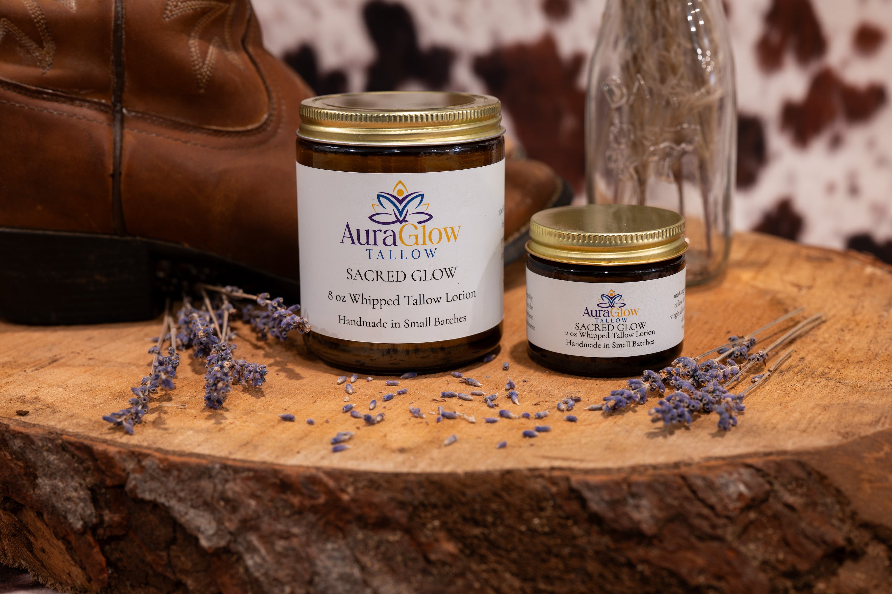 Sacred Glow | Chamomile Lavender Whipped Tallow Lotion