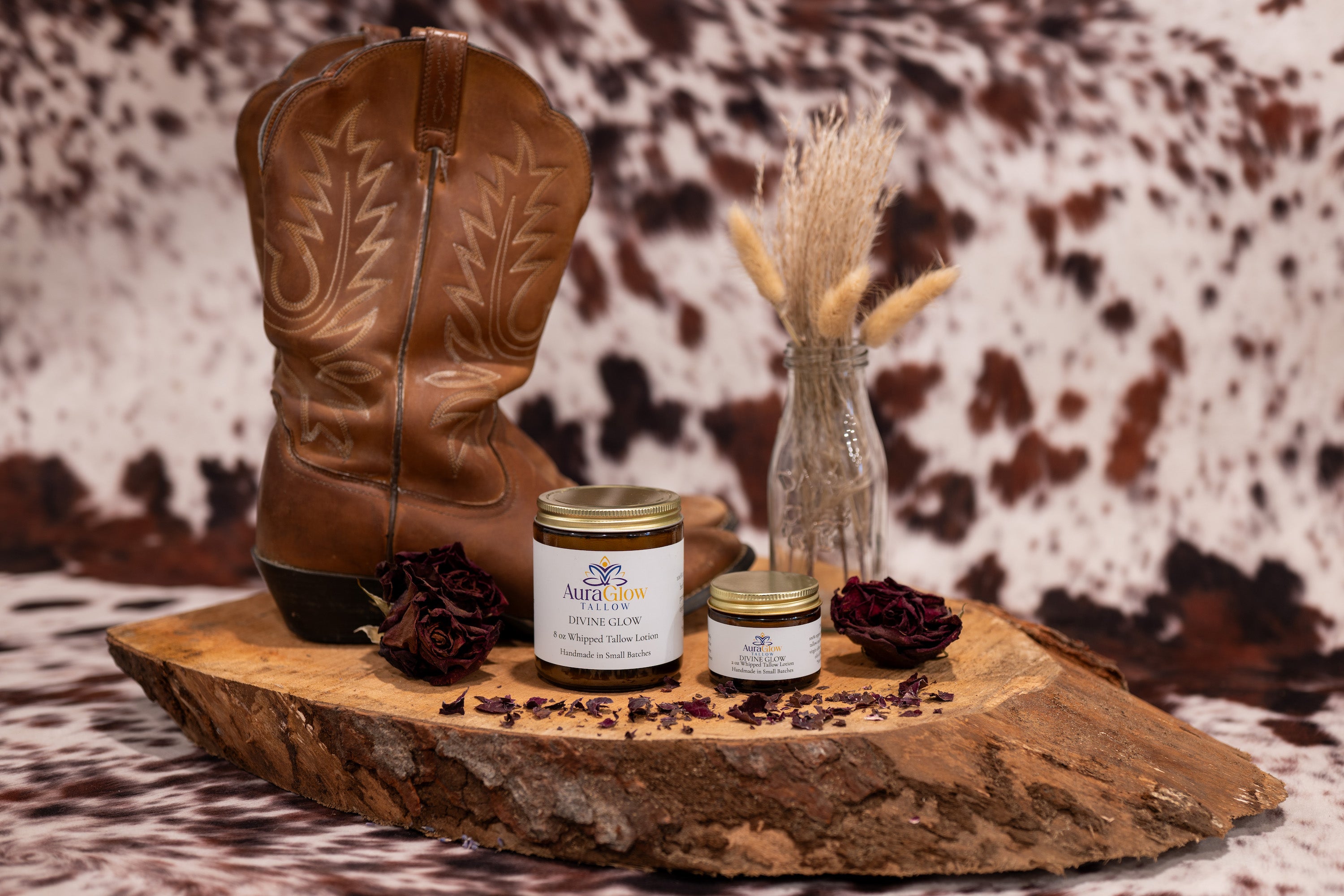 Divine Glow | Frankincense Rose Whipped Tallow Lotion