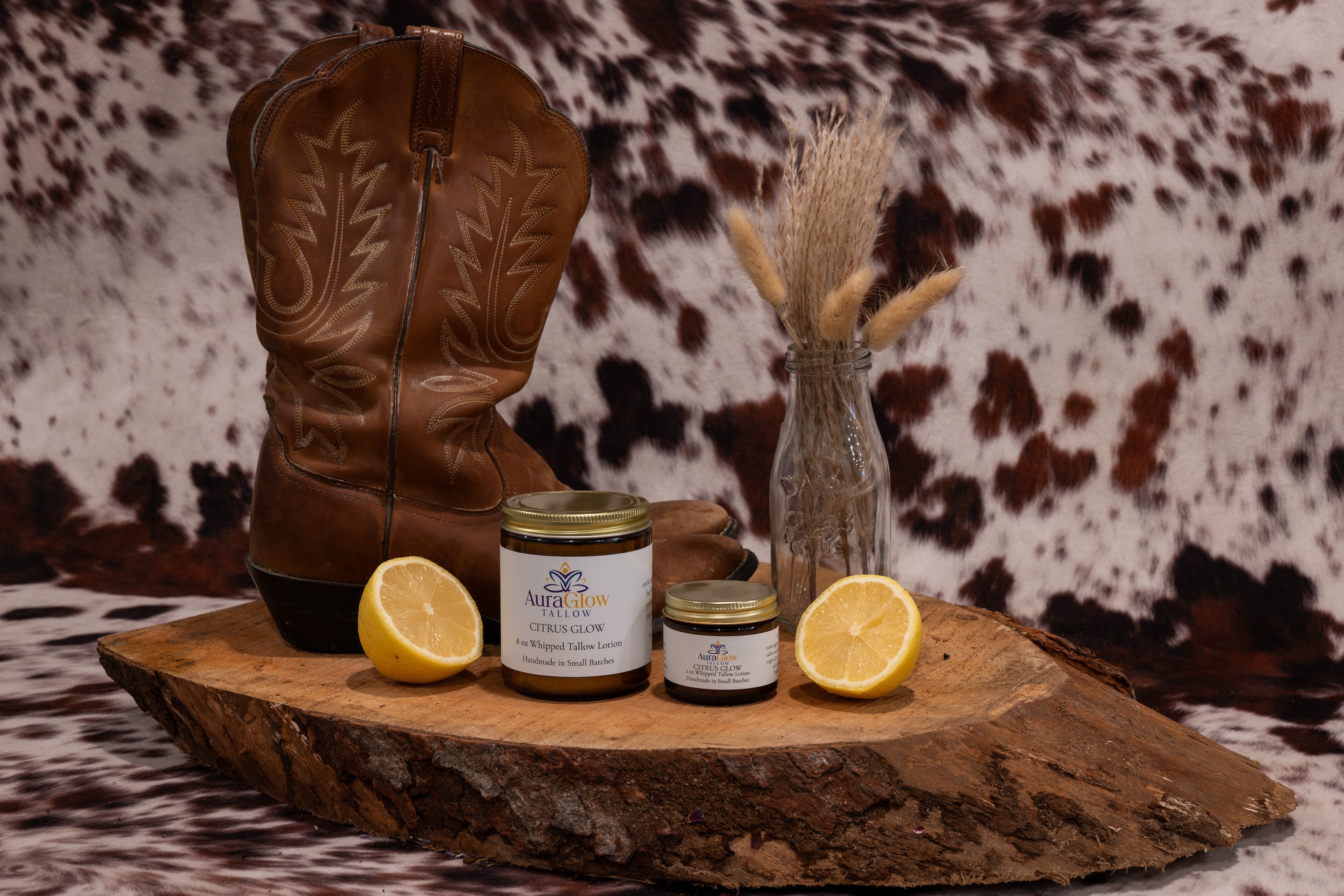 Citrus Glow | Lemon Geranium Whipped Tallow Lotion